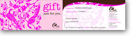 Spa Finder Gift vouchers are also accepted